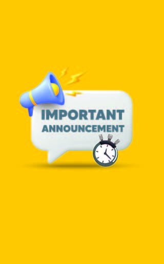 Important Announcement